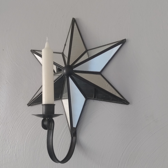 Star Mirror wall Candleholders set - Picture 11 of 12